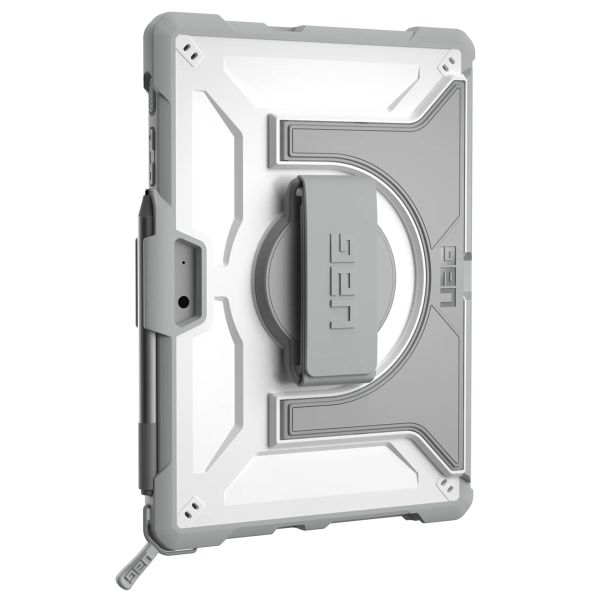UAG Plasma Healthcare backcover met strap en schouderband Microsoft Surface Go / Go 2 / Go 3 / Go 4 - Wit / Grijs