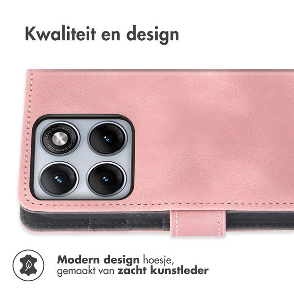 imoshion Bookcase met koord Motorola Edge 70 Fusion - Roze