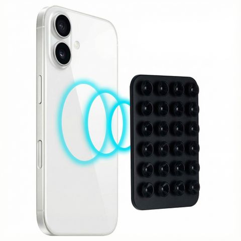 Selencia MagSafe zuignap telefoonhouder - Zwart