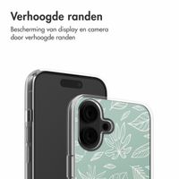 imoshion Design hoesje Apple iPhone 16 - Leaves Line-Art