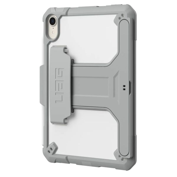 UAG Scout Healthcare backcover met stand en strap iPad Mini 6 (2021) / iPad Mini 7 (2024) - Wit / Grijs