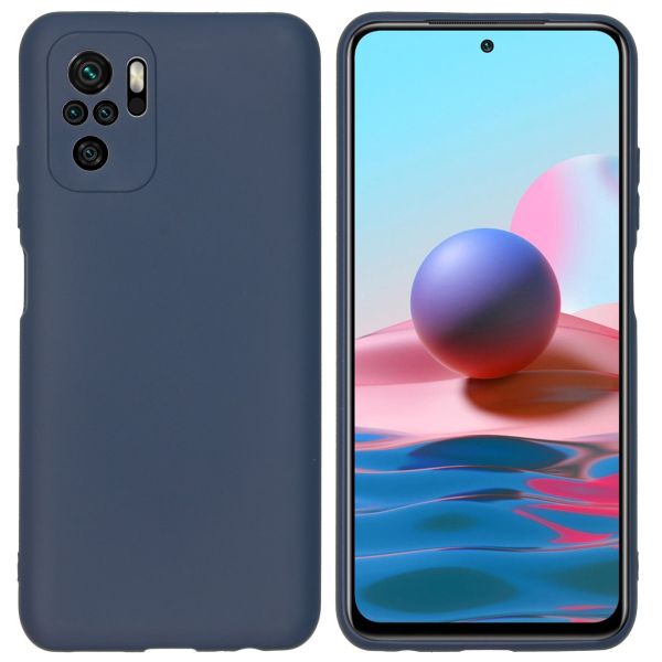 imoshion Color Backcover Xiaomi Redmi Note 10 (4G) - Donkerblauw