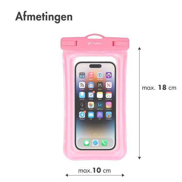 imoshion Universele waterproof pouch - Waterdichte telefoonhoes - Roze