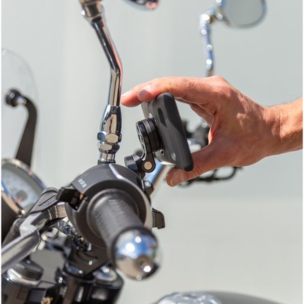 SP Connect Clutch Mount Pro Telefoonhouder Motor voor SPC+ hoesjes - 360° draaibaar - Zwart