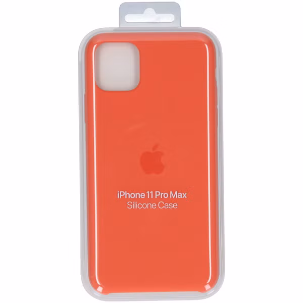 Apple Silicone Backcover Apple iPhone 11 Pro Max - Clementine Orange