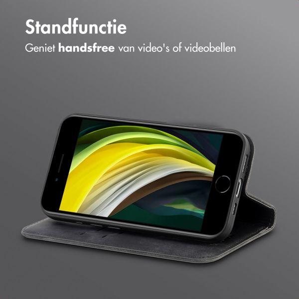 imoshion Slim Bookcase Apple iPhone SE (2022 / 2020) / 8 / 7 / 6(s) - Zwart