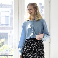 Selencia Echt Leren Bookcase Samsung Galaxy S21 - Dusty Pink