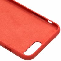 Apple Leather Backcover Apple iPhone 8 Plus / 7 Plus - Geranium