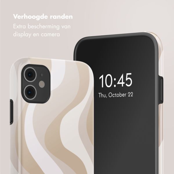 Selencia Vivid Tough Backcover iPhone 11 - Desert Waves Beige