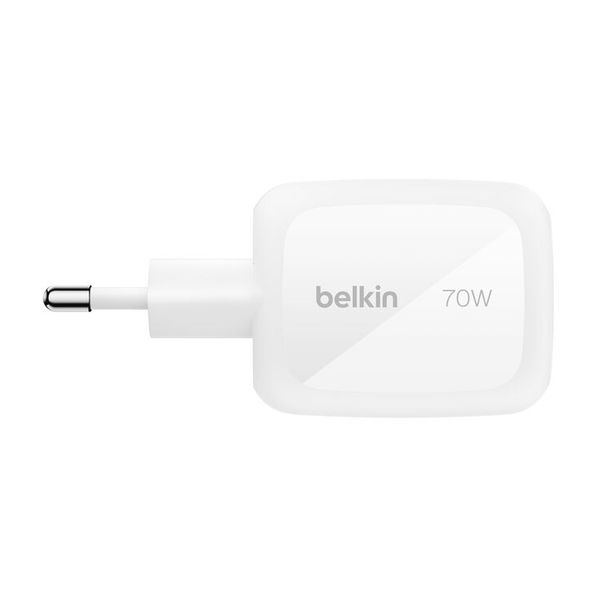 Belkin BoostCharge Pro 3-poorts GaN-oplader 70W met Reisadapterset - Wit