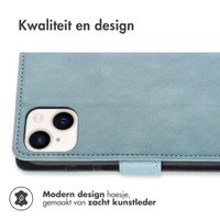 imoshion Luxe Bookcase Apple iPhone 15 - Lichtblauw