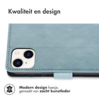 imoshion Luxe Bookcase iPhone 15 - Lichtblauw