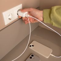 imoshion Wall Charger - Oplader - USB-C en USB aansluiting - Power Delivery - 20 Watt - Wit