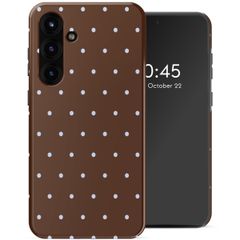 Selencia Vivid Backcover Samsung Galaxy S25 FE - Happy Dots Chocolate