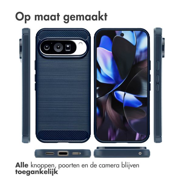 imoshion Brushed Backcover Google Pixel 10 Pro - Donkerblauw