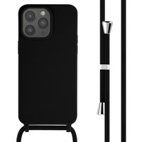 imoshion Silicone Case with Strap Apple iPhone 15 Pro Max - Black