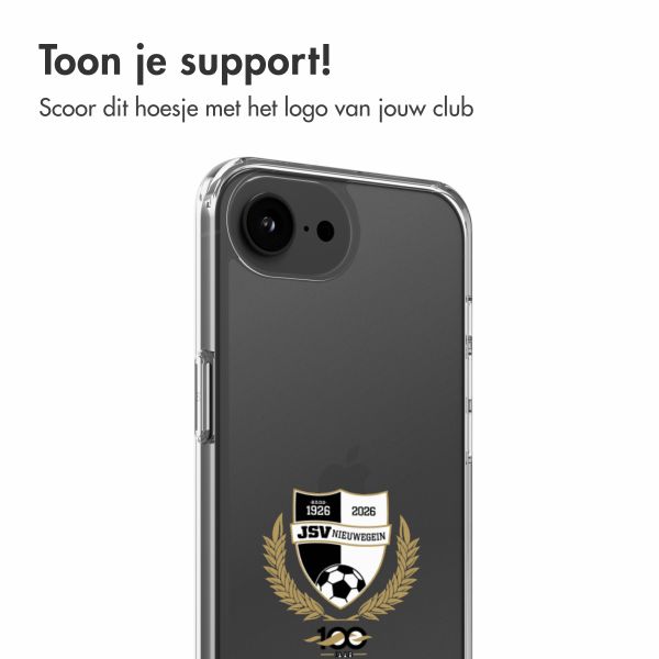 Clear Backcover Apple iPhone 16e - JSV Nieuwegein