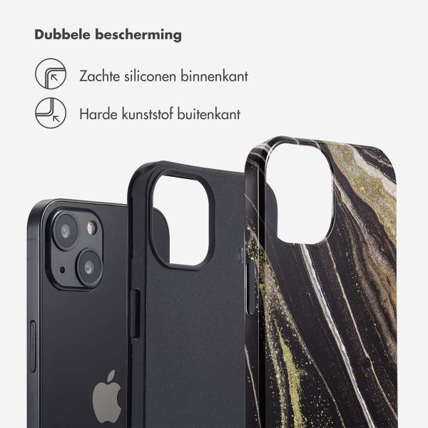 Selencia Vivid Tough Backcover iPhone 13 - Chic Marble