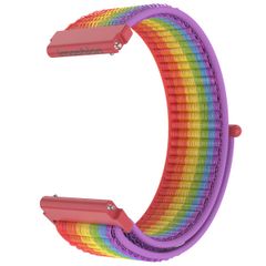 imoshion Nylon bandje klittenband - Universeel 22 mm aansluiting - Rainbow