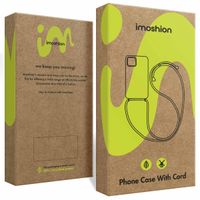imoshion Backcover met koord + armband iPhone Xr - Parels Hartjes