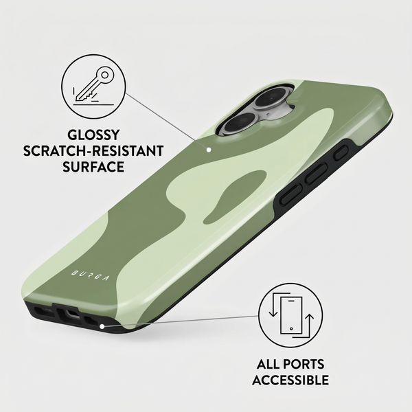 Burga Tough Back Cover with MagSafe Apple iPhone 16 - No Rush