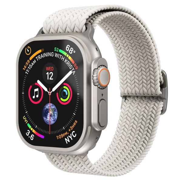 Vonmählen Woven Loop bandje Apple Watch | 44/45/46/49 mm - Cream