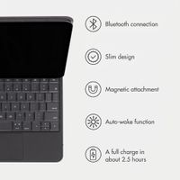Accezz Magnetic Bluetooth Keyboard Apple iPad 11 (2025) 11 inch A16 / iPad 10 (2022) 10.9 inch - QWERTY / NL - Black