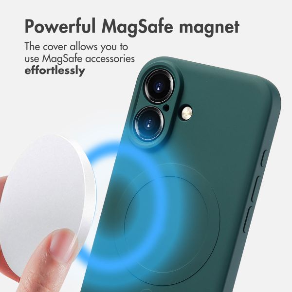 imoshion Colour Back Cover with MagSafe Apple iPhone 16 - Dark Green