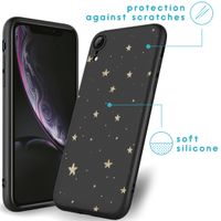 imoshion Design hoesje iPhone Xr - Sterren / Zwart