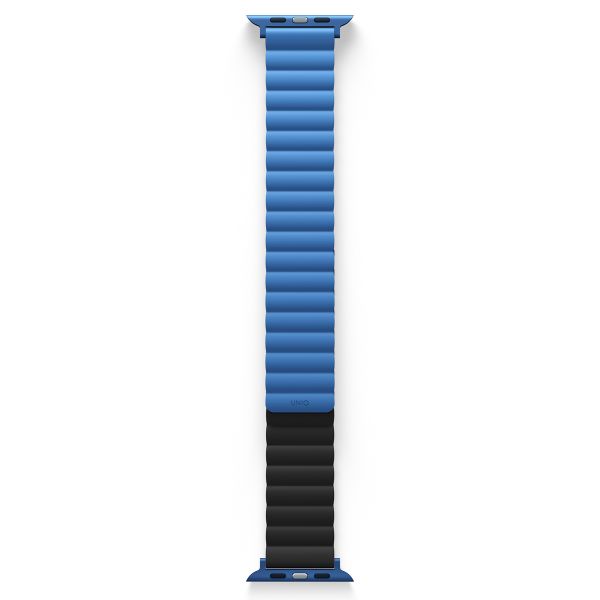 Uniq Revix dubbelzijdig bandje Apple Watch Series 1 t/m 9 / SE (38/40/41 mm) | Series 10 / 11 (42 mm) - Caspian (Blue/Black)