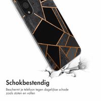 imoshion Design hoesje Samsung Galaxy S25 Edge - Black Graphic