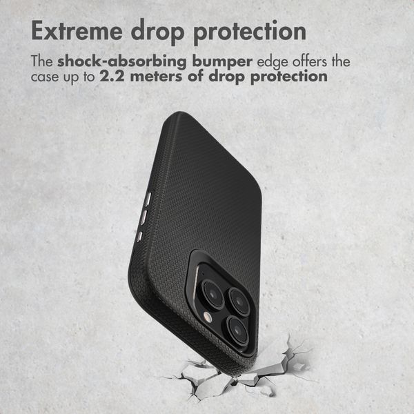 Accezz Tough Back Cover with MagSafe Apple iPhone 16 Pro - Black