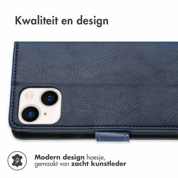 imoshion Luxe Bookcase Apple iPhone 14 / 13 - Donkerblauw