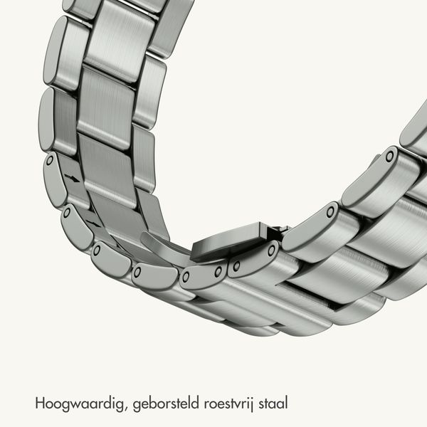 Selencia Slim Steel schakelbandje Apple Watch | 38/40/41/42 mm - Zilver
