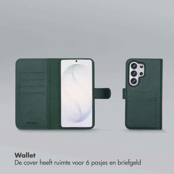 Selencia Olyn Uitneembare Bookcase met MagSafe Samsung Galaxy S26 Ultra - Groen