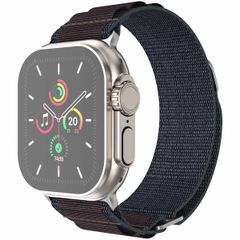 imoshion Nylon Alpine bandje Apple Watch Series 1 t/m 9 / SE (38/40/41 mm) | Series 10 / 11 (42 mm) - Indigo