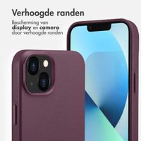 Accezz MagSafe Leather Backcover Apple iPhone 13 - Heath Purple