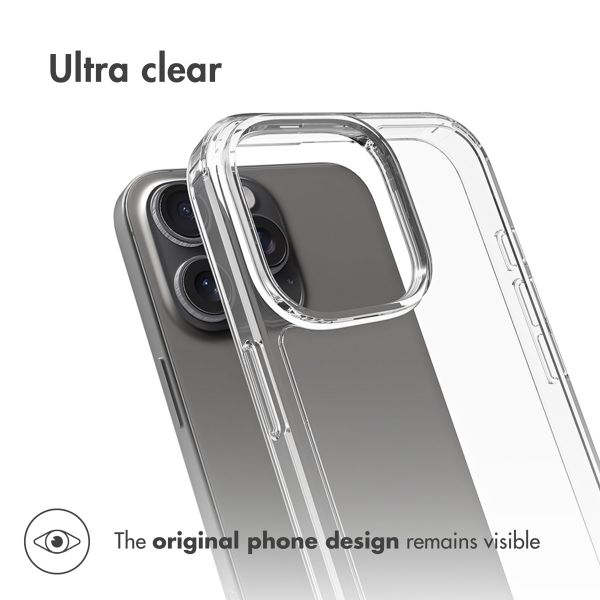 Accezz Xtreme Impact Back Cover Apple iPhone 16 Pro Max - Transparent