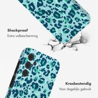 Selencia Vivid Tough Backcover Samsung Galaxy A15 - Wild Spots Light Blue