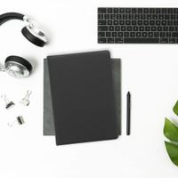 360° Draaibare Bookcase Apple iPad Pro 12.9 (2015) - Zwart