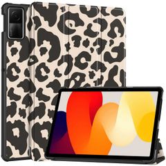 imoshion Design Trifold Bookcase Xiaomi Redmi Pad SE - Leopard