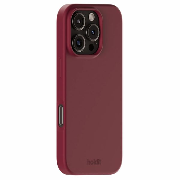 Holdit Silicone Case iPhone 16 Pro Max - Red Velvet