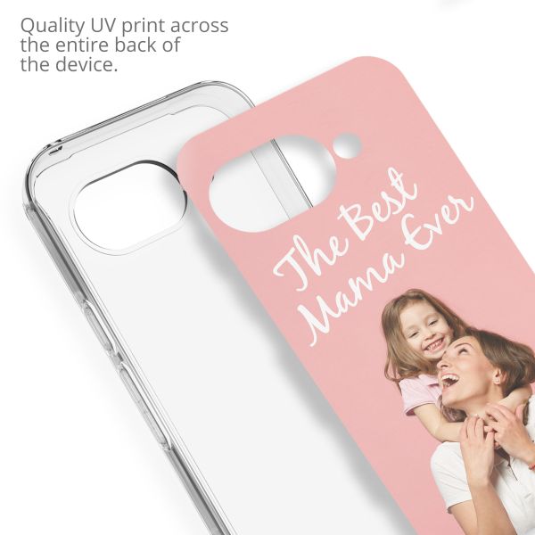 Ontwerp je eigen gel hoesje Google Pixel 9a - Transparant