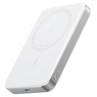 Anker MagGo Slim Powerbank 10.000 mAh - Geschikt voor MagSafe en Qi2 - Wit