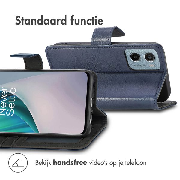 imoshion Luxe Bookcase Motorola Moto G05 / E15 - Donkerblauw