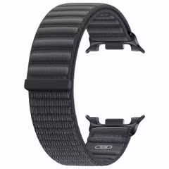 Samsung Originele Fabric Band Samsung Galaxy Watch 9 (40/44mm) / Watch 8 (40/44mm) / Classic (46mm) - Maat S/M - Zwart