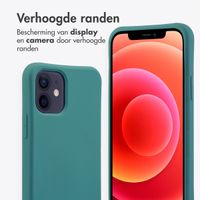 imoshion Color Backcover met afneembaar koord MagSafe Apple iPhone 12 (Pro) - Donkergroen