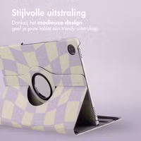 imoshion 360° Draaibare Design Bookcase Samsung Galaxy Tab A9 Plus - Dancing Cubes