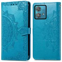 imoshion Mandala Bookcase Motorola Moto G84 - Turquoise