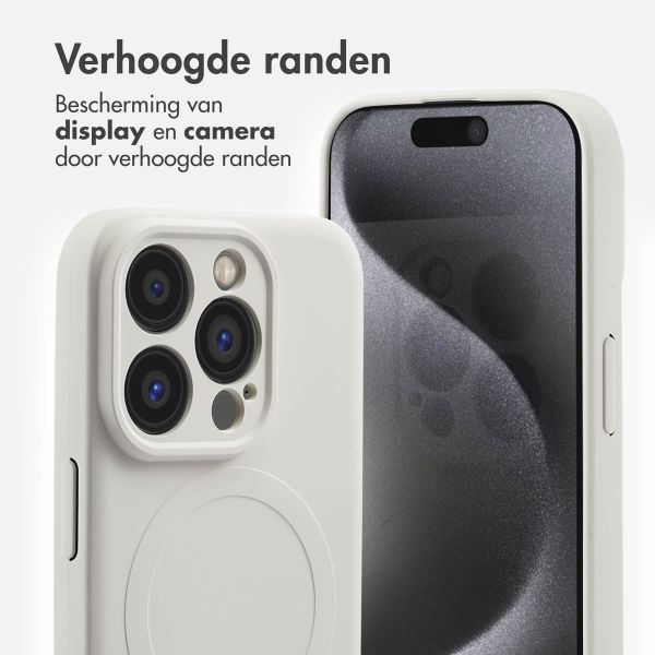 imoshion Color Backcover met MagSafe Apple iPhone 15 Pro - Beige